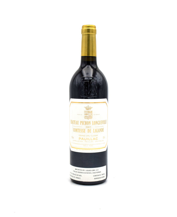 2003 Chateau Pichon Longueville Comtesse de Lalande (Very Lightly Scuffed Labels)