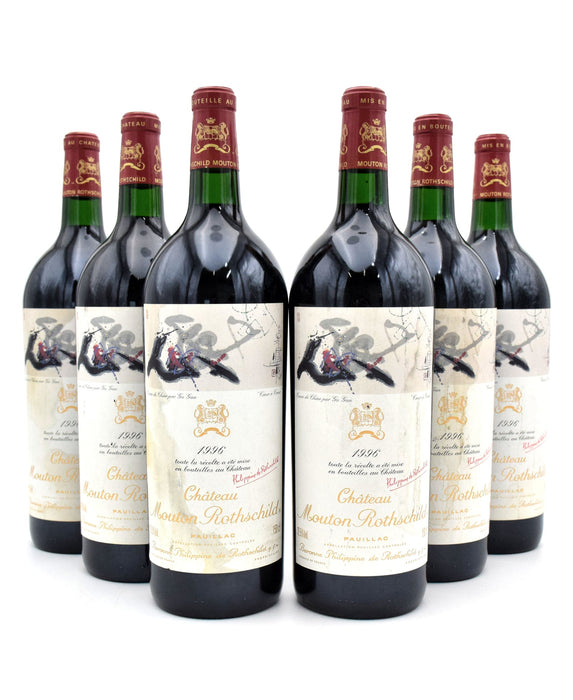 1996 Chateau Mouton Rothschild (1.5L) (Slightly Water Stained/ Scuffed Labels)