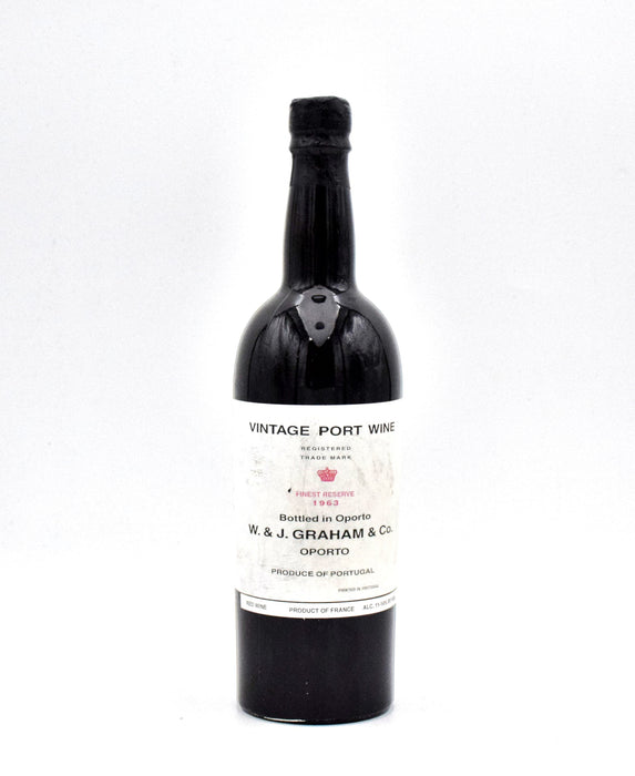 1963 W & J Graham's Vintage Port (Finest Reserve)