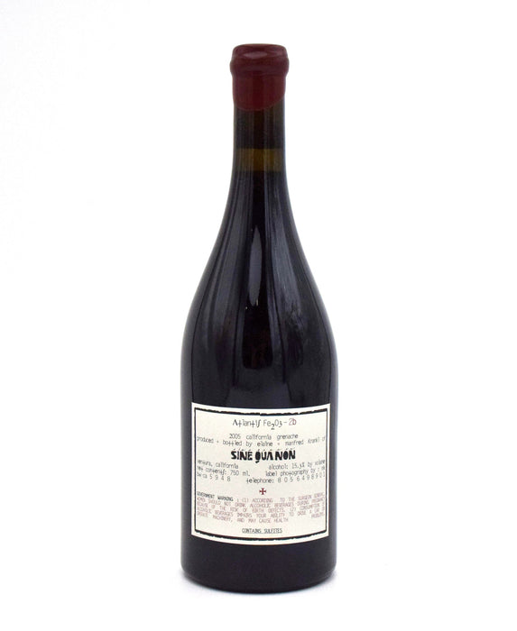 2005 Sine Qua Non Atlantis Fe203 Grenache 2a-2b-2c-2d (2b)