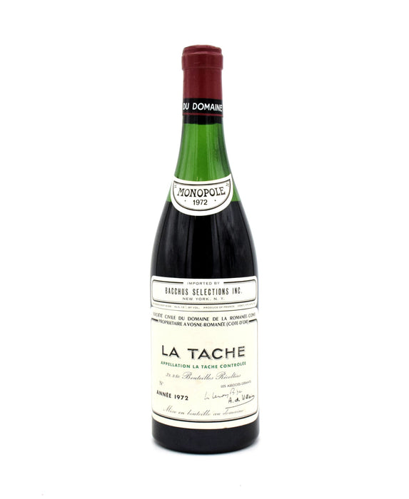 1972 Domaine de la Romanee-Conti La Tache Grand Cru Monopole (Low Fill)