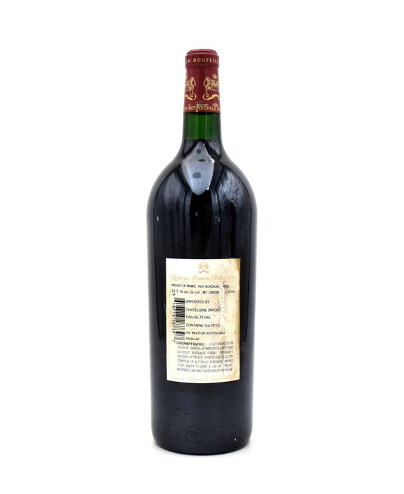 1996 Chateau Mouton Rothschild (1.5L) (Slightly Water Stained/ Scuffed Labels)
