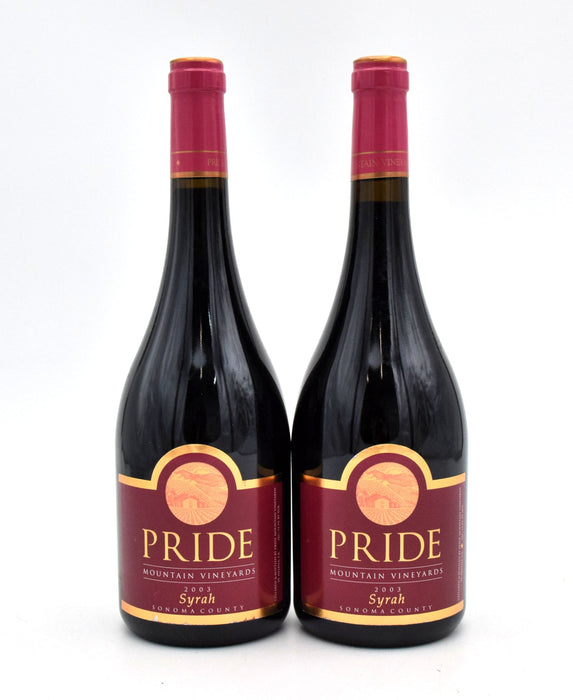 2003 Pride Mountain Vineyards Syrah