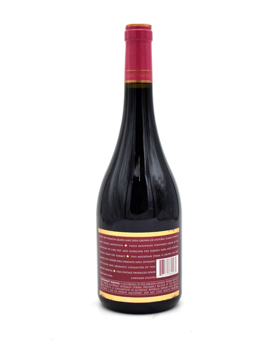 2003 Pride Mountain Vineyards Syrah