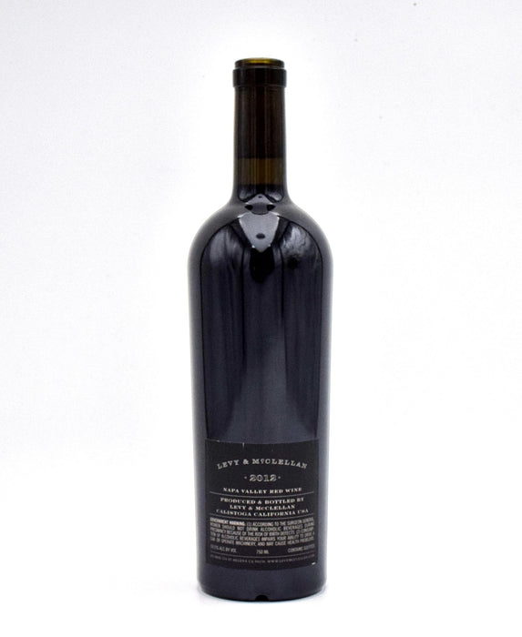2012 Levy & McClellan Cabernet Sauvignon (Missing Medalion on Cork)