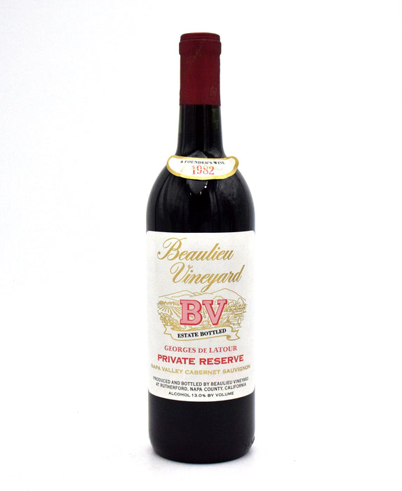 1982 Beaulieu Vineyard BV Georges de Latour Private Reserve Cabernet Sauvignon