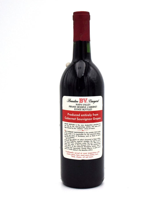 1982 Beaulieu Vineyard BV Georges de Latour Private Reserve Cabernet Sauvignon