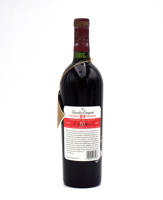 1986 Beaulieu Vineyard BV Georges de Latour '50th Anniversary' Private Reserve Cabernet Sauvignon