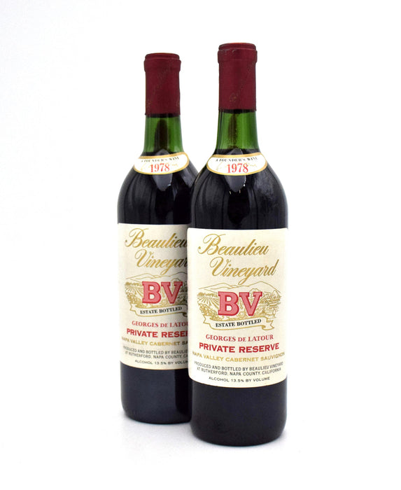 1978 Beaulieu Vineyard BV Georges de Latour Private Reserve Cabernet Sauvignon