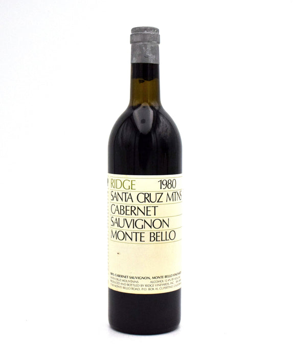1980 Ridge Vineyards Monte Bello