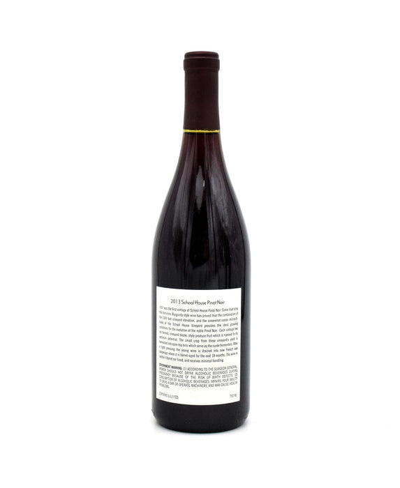 2013 School House Vineyard Pinot Noir