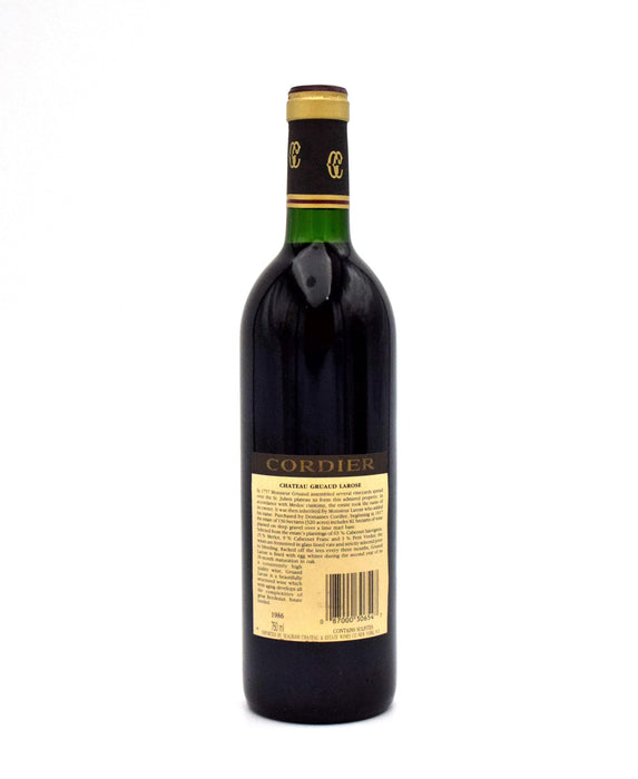 1986 Chateau Gruaud-Larose