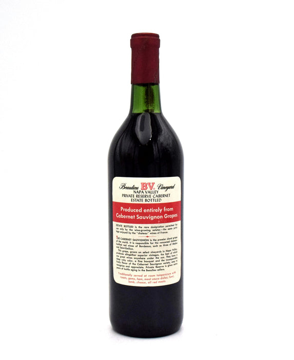 1978 Beaulieu Vineyard BV Georges de Latour Private Reserve Cabernet Sauvignon