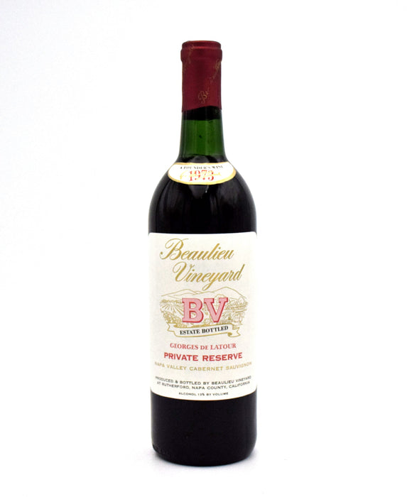 1973 Beaulieu Vineyard BV Georges de Latour Private Reserve Cabernet Sauvignon