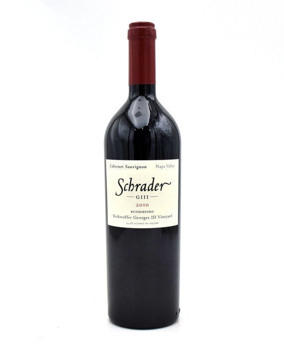 2010 Schrader Cellars 'GIII' Beckstoffer George III Vineyard Cabernet Sauvignon