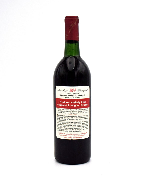 1973 Beaulieu Vineyard BV Georges de Latour Private Reserve Cabernet Sauvignon