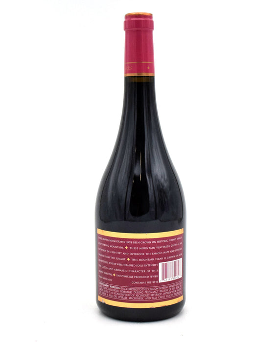 2004 Pride Mountain Vineyards Syrah