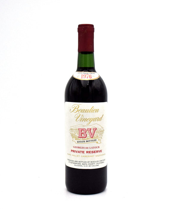 1976 Beaulieu Vineyard BV Georges de Latour Private Reserve Cabernet Sauvignon