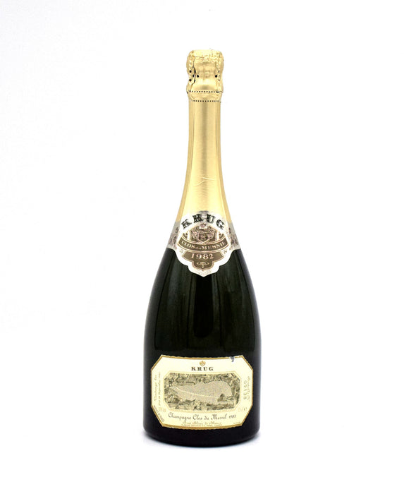 1982 Krug Clos du Mesnil Blanc de Blancs Brut (Very Small Label Tear)