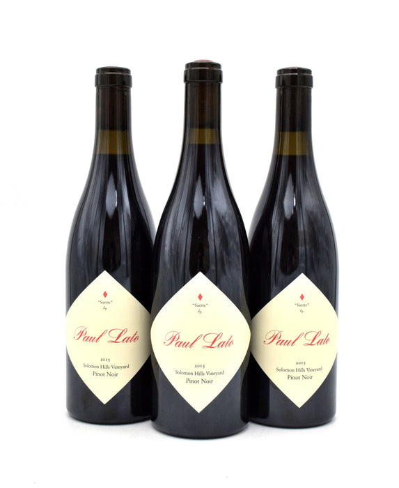2015 Paul Lato 'Suerte' Solomon Hills Vineyard Pinot Noir