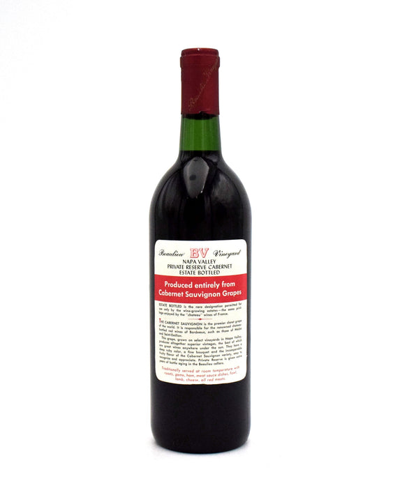 1976 Beaulieu Vineyard BV Georges de Latour Private Reserve Cabernet Sauvignon