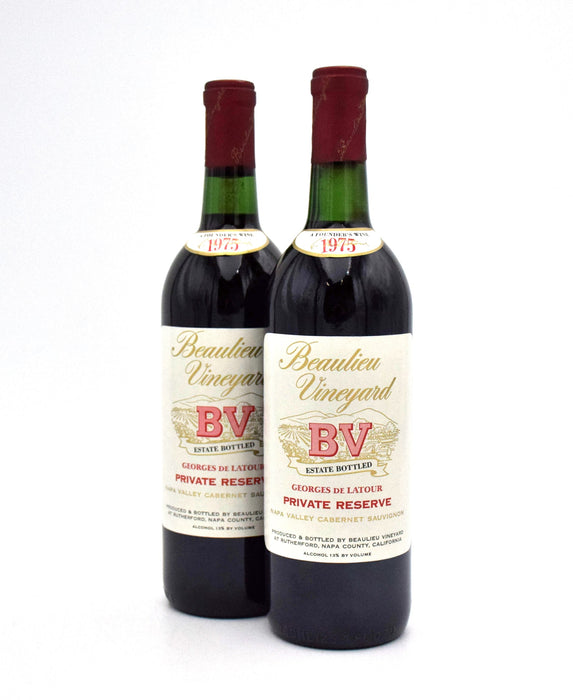 1975 Beaulieu Vineyard BV Georges de Latour Private Reserve Cabernet Sauvignon