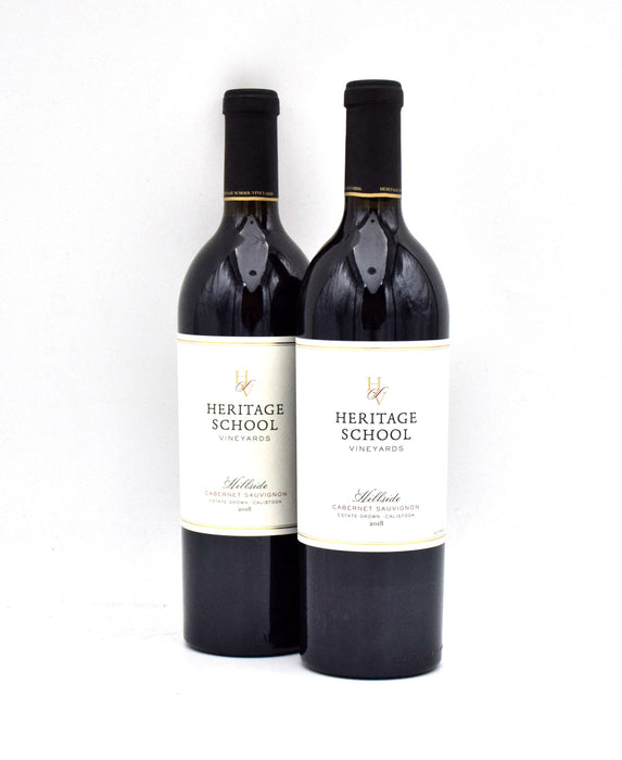 2018 Heritage School Vineyards Missiaen's Hillside Vineyard Cabernet Sauvignon