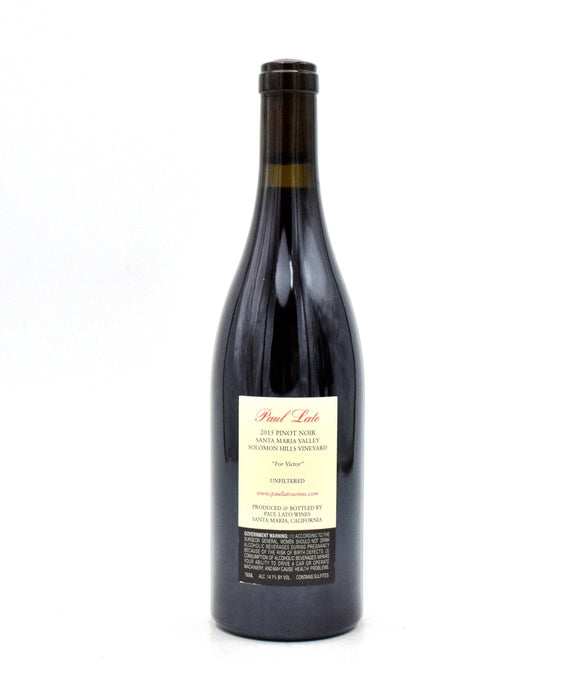 2015 Paul Lato 'Suerte' Solomon Hills Vineyard Pinot Noir