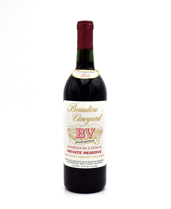 1983 Beaulieu Vineyard BV Georges de Latour Private Reserve Cabernet Sauvignon