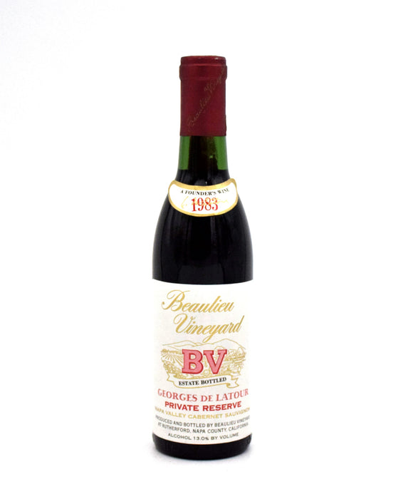 1983 Beaulieu Vineyard BV Georges de Latour Private Reserve Cabernet Sauvignon (.375ML)