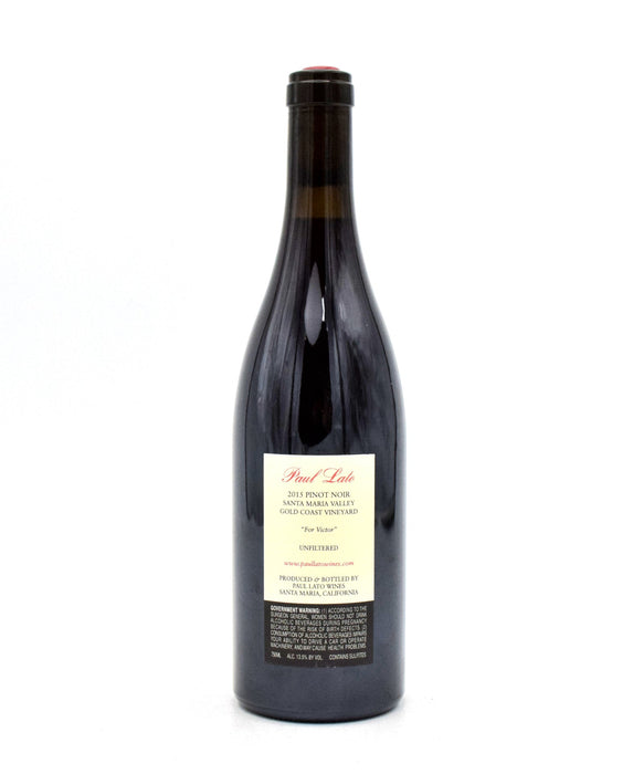 2015 Paul Lato 'Duende Gold' Coast Vineyard Pinot Noir
