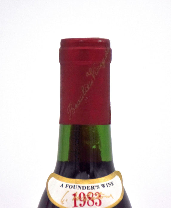 1983 Beaulieu Vineyard BV Georges de Latour Private Reserve Cabernet Sauvignon (.375ML)