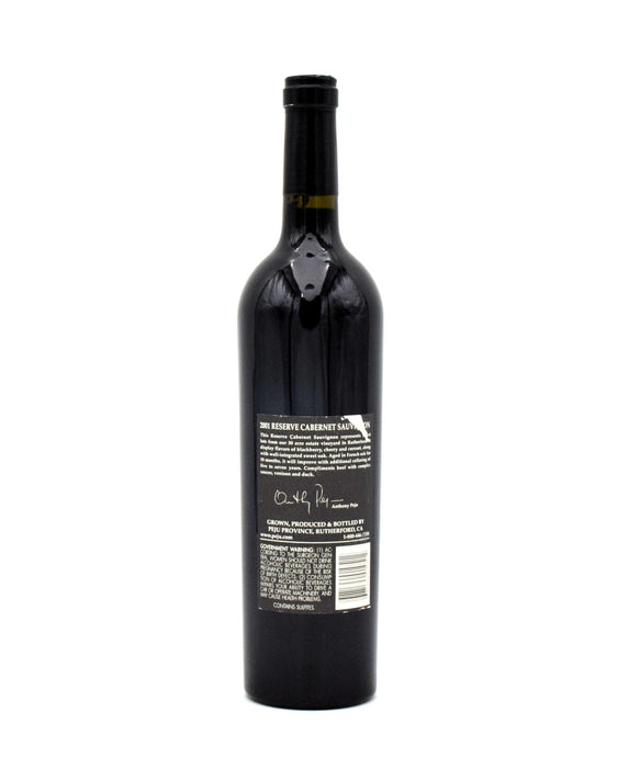 2001 Peju Province Winery Reserve Cabernet Sauvignon
