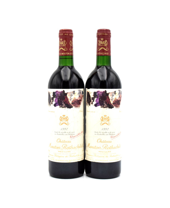 1992 Chateau Mouton Rothschild (Slightly Scuffed Labels)