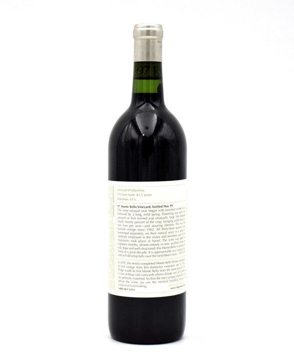 1997 Ridge Vineyards Monte Bello