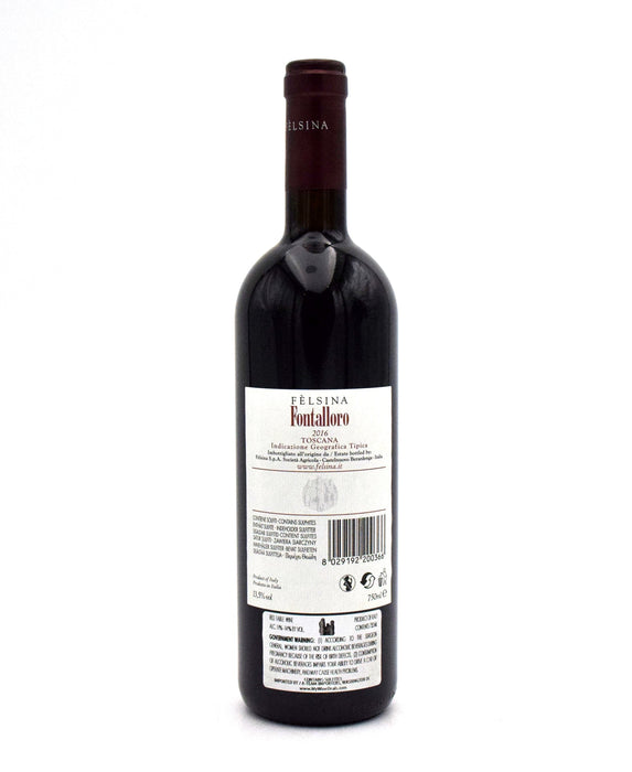 2016 Felsina Berardenga Fontalloro Toscana IGT (Slightly Scuffed Label)