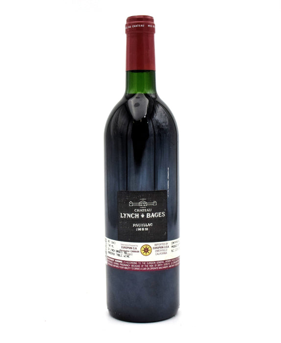 1989 Chateau Lynch-Bages (Some Bottles Have Slightly Stained Labels)