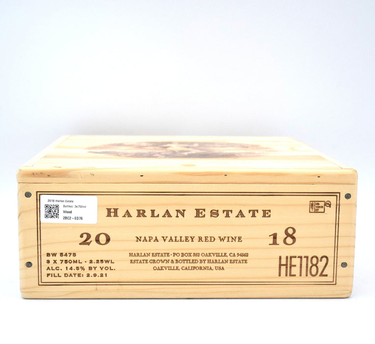 2018 Harlan Estate (Case of 3 Bottles)