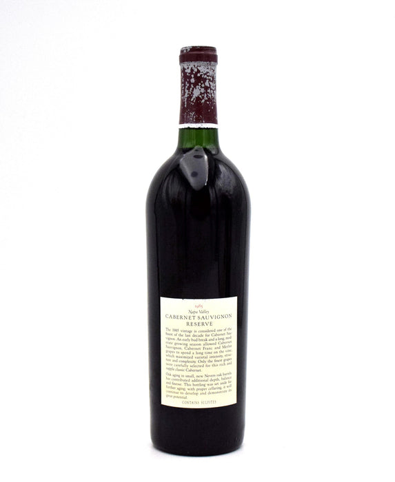 1985 Robert Mondavi Winery Reserve Cabernet Sauvignon (Corroded Capsules)