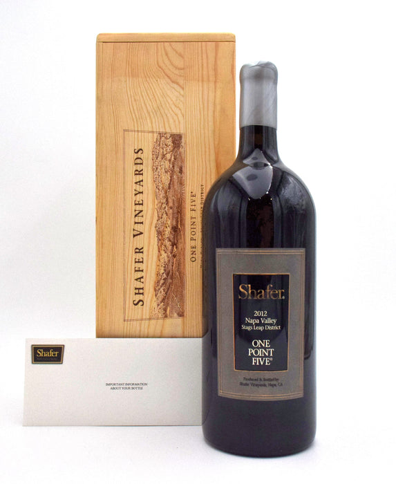 2012 Shafer Vineyards One Point Five Cabernet Sauvignon (3L) (With Box)