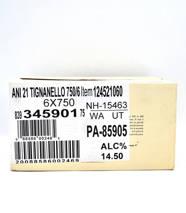 2021 Marchesi Antinori Tignanello Toscana IGT (Case of 6 Bottles)