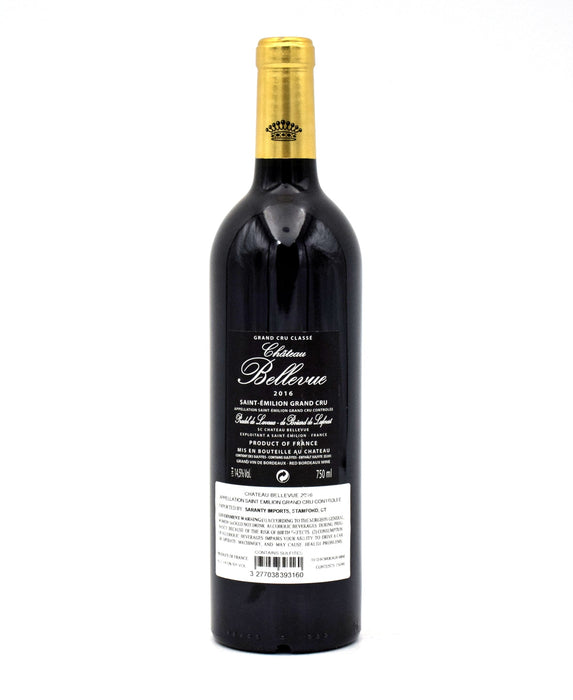 2016 Chateau Bellevue Saint-Emilion Grand Cru
