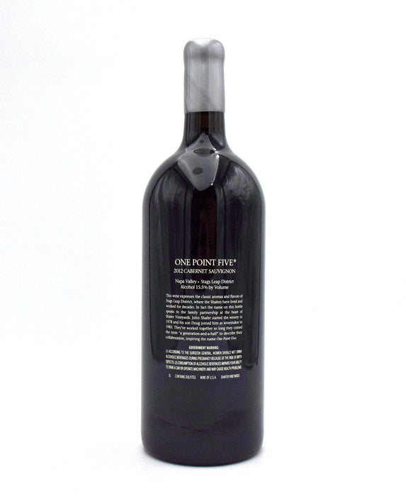 2012 Shafer Vineyards One Point Five Cabernet Sauvignon (3L) (With Box)