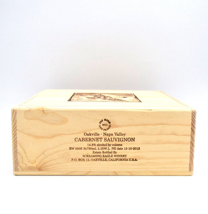 2011 Screaming Eagle Cabernet Sauvignon (Case of 3 Bottles)