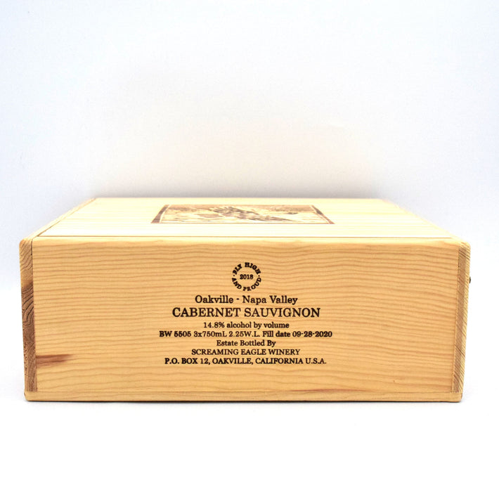 2018 Screaming Eagle Cabernet Sauvignon (Case of 3 Bottles)