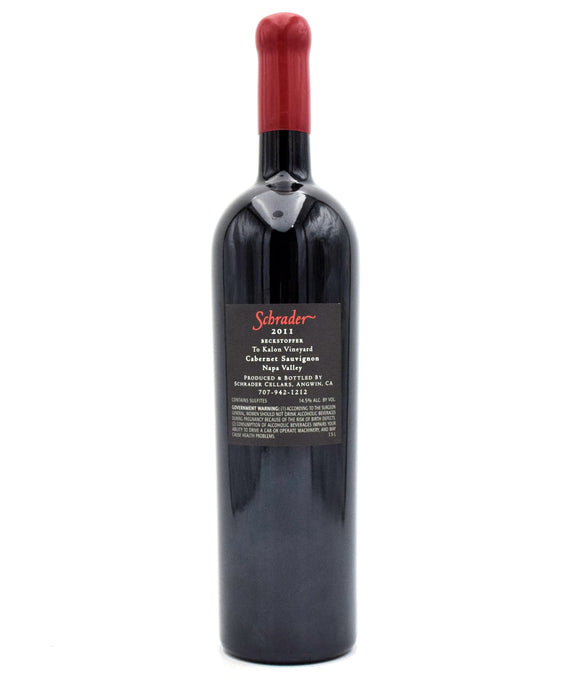 2011 Schrader Cellars 'Old Sparky' Beckstoffer To Kalon Vineyard Cabernet Sauvignon (1.5L) (Very Slight Crack in Wax)