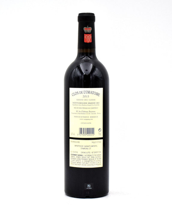 2015 Clos de l'Oratoire