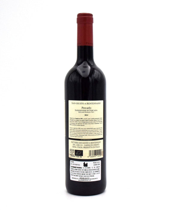 2014 San Giusto a Rentennano 'Percarlo' Sangiovese Toscana IGT (Slightly Torn Label)