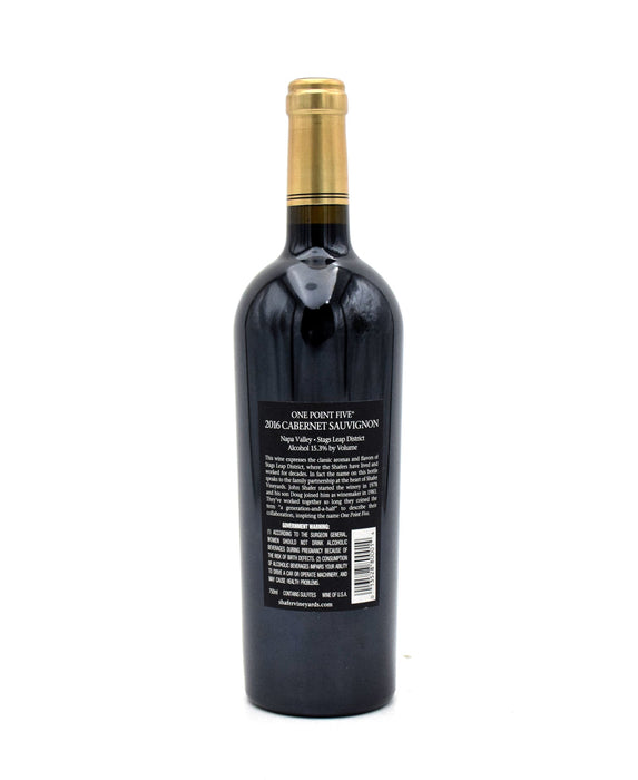 2016 Shafer Vineyards One Point Five Cabernet Sauvignon