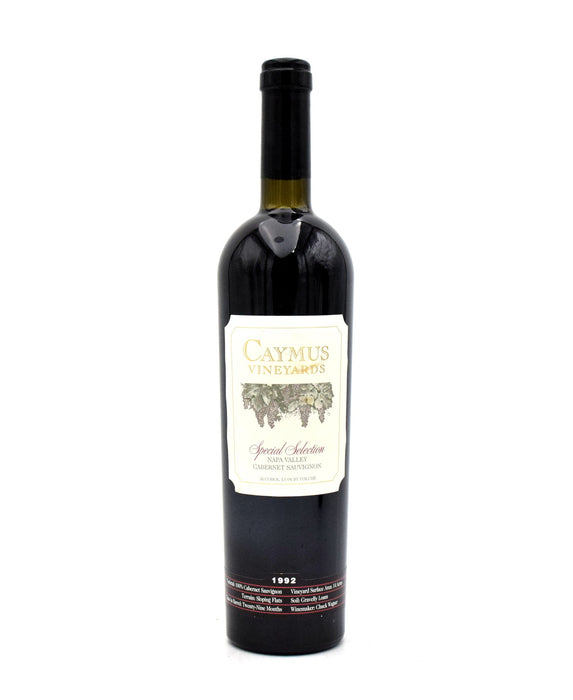 1992 Caymus Vineyards Special Selection Cabernet Sauvignon